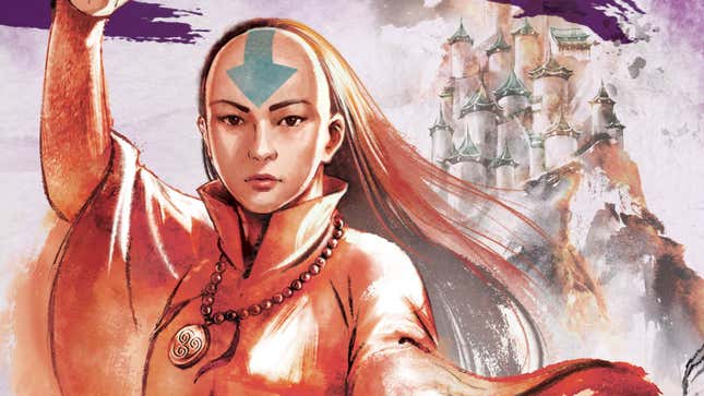 Arte de portada de Avatar: El legado de Yangchen. 